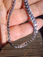 Bracelet argent 925 maille serpentine neuf