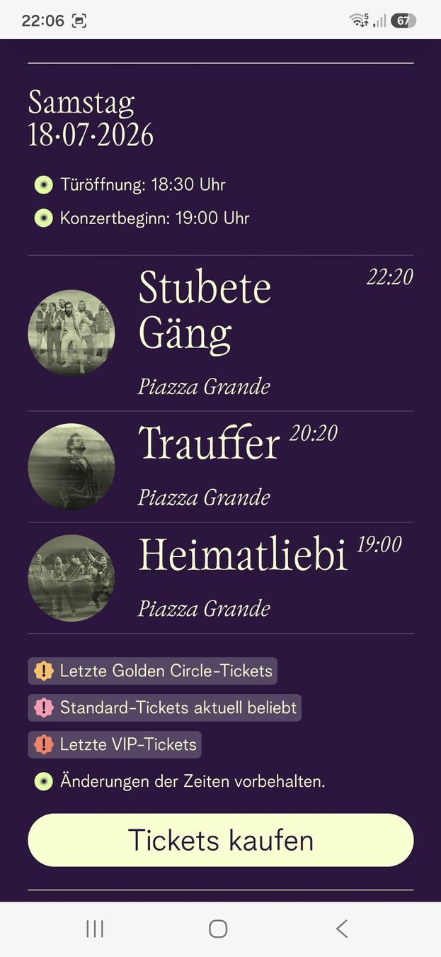 Tickets: 2 Vip Traufer Tickets – Neu und originalverpackt aus Buchs ZH von sil_p7tf