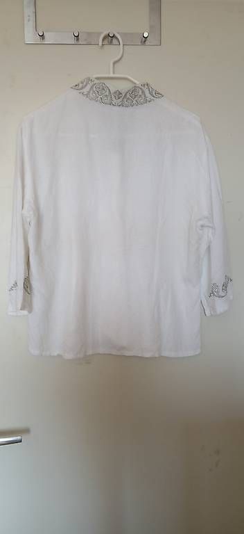 Camicette: Chinesische Bluse, weiss,  40/42, neu – Nuovo (secondo la descrizione) da Greifensee venduto da Foxglove 4