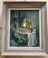 Schönes Szenen-Gemälde vom Pariser Maler Maurice Monnot