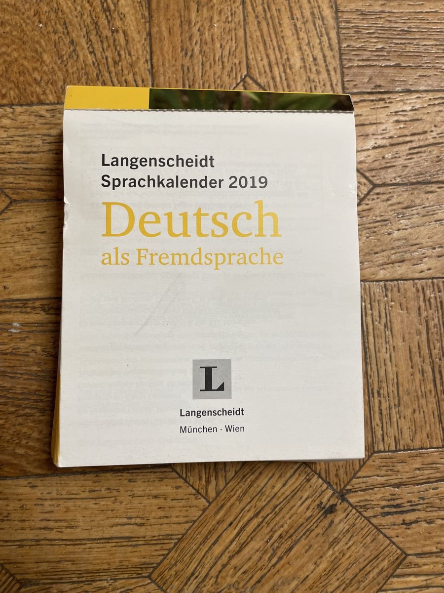 Livres: Langenscheidt Sprachkalender Deutsch 2019 – D'occasion à Biel/Bienne par Bolagol9