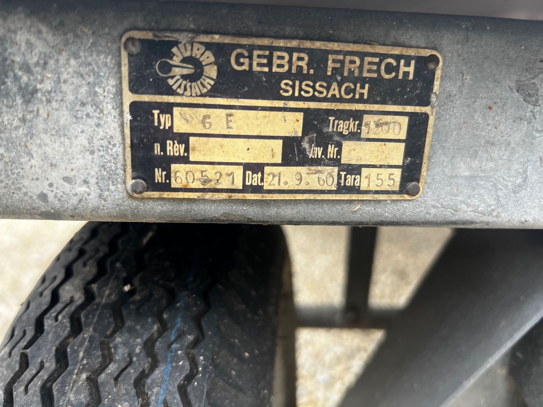 Frech-Hoch Rimorchi: Materialwagen, Anhänger, Frech & Hoch – Usato da Wettingen venduto da Wespi4 2