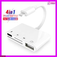iPhone 4-in-1-SD-TF-Speicherkarten-OTG-Adapter