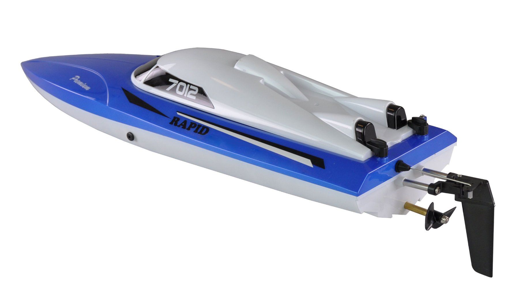 Modellismo RC: Speedboot  460mm 25km/h RTR blau, NEU – Nuovo e nell'imballaggio originale da Horgen venduto da RcModell