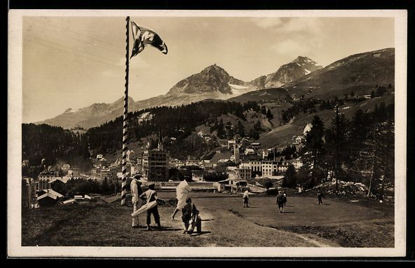 Cartes postales: AK St. Moritz, Kulm, Golf Links – D'occasion à Berlin par bartko-reher