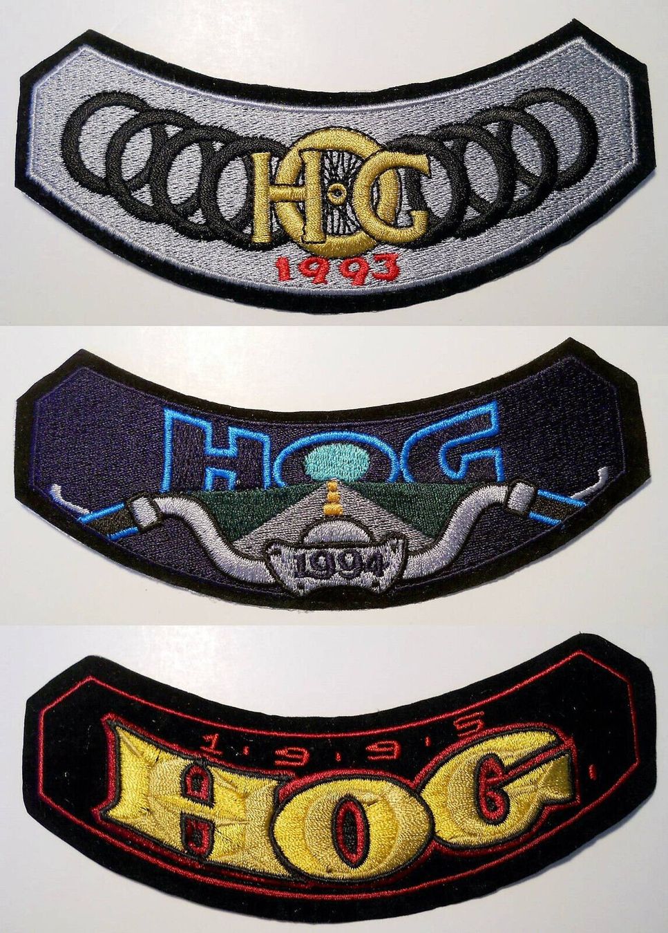Toppe: HUGE 23 HOG LOT 1984-2006 COMPLETE RUN HARLEY DAVIDSON PATCH – Nuovo (secondo la descrizione) da Lugano venduto da YouWantUS 5