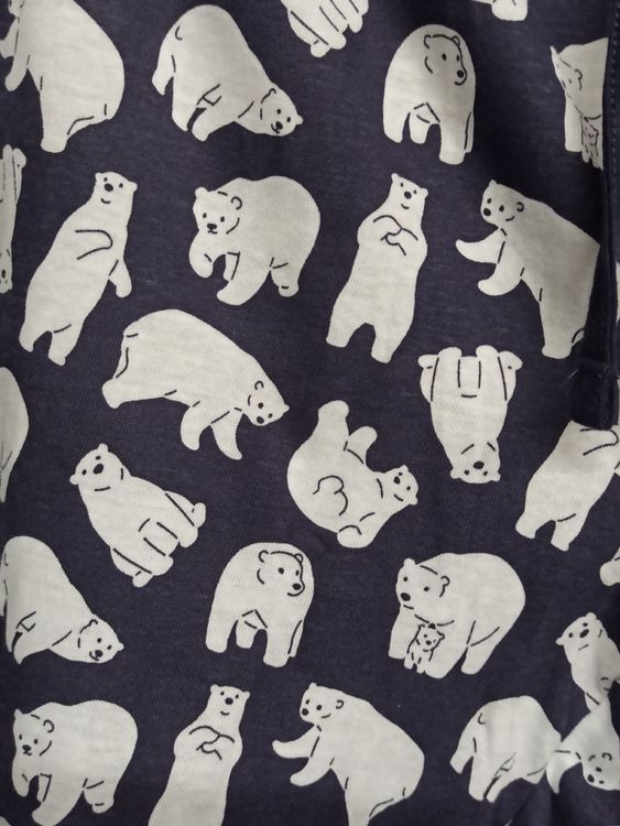 NEUES Pyjama mit Eisbären Gr. M 40/42 4