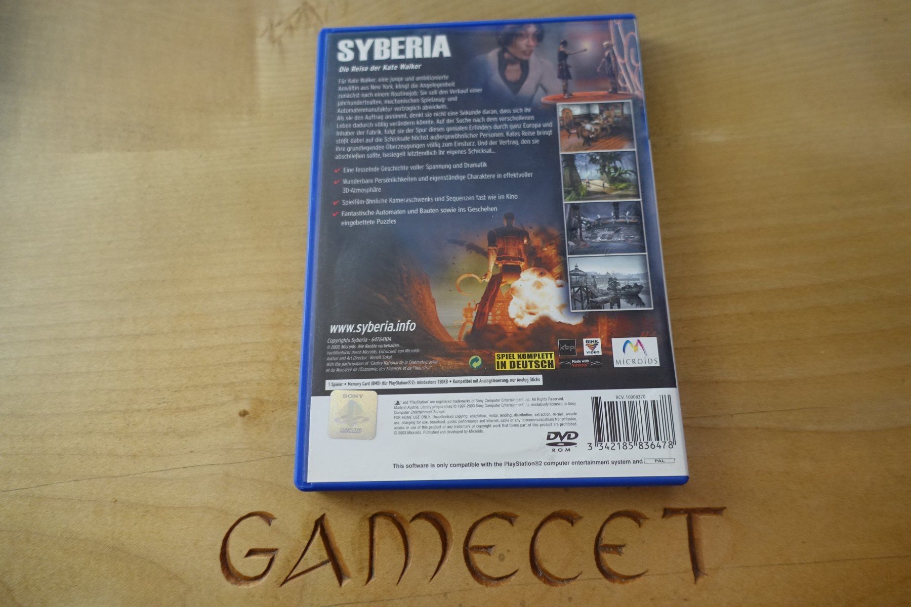 Sony Spiele: Syberia – Gebraucht aus Steinach von Gamecet 2