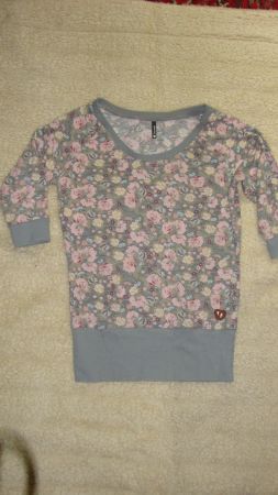 3/4 Arm Shirt im Blumenmuster