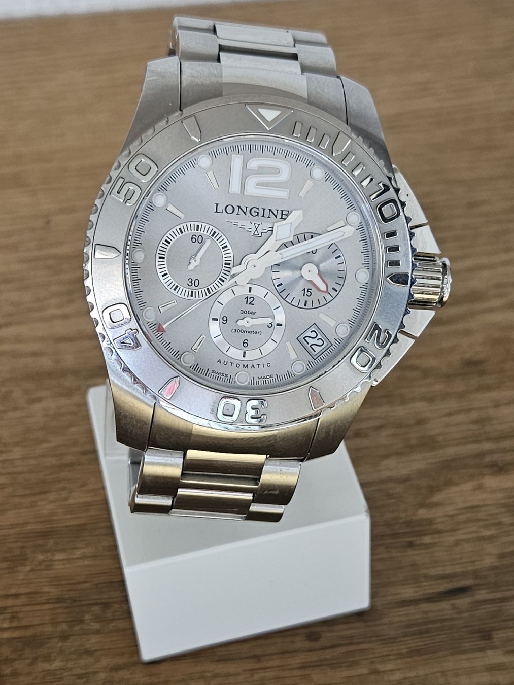 Longines Orologi: Longines hydroconquest Automatic Herrenuhr Chrono 47mm – Usato da Flamatt venduto da pie_f9zm 2