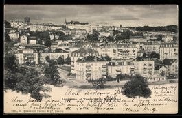 AK Lausanne, Vue prise du Montbenon