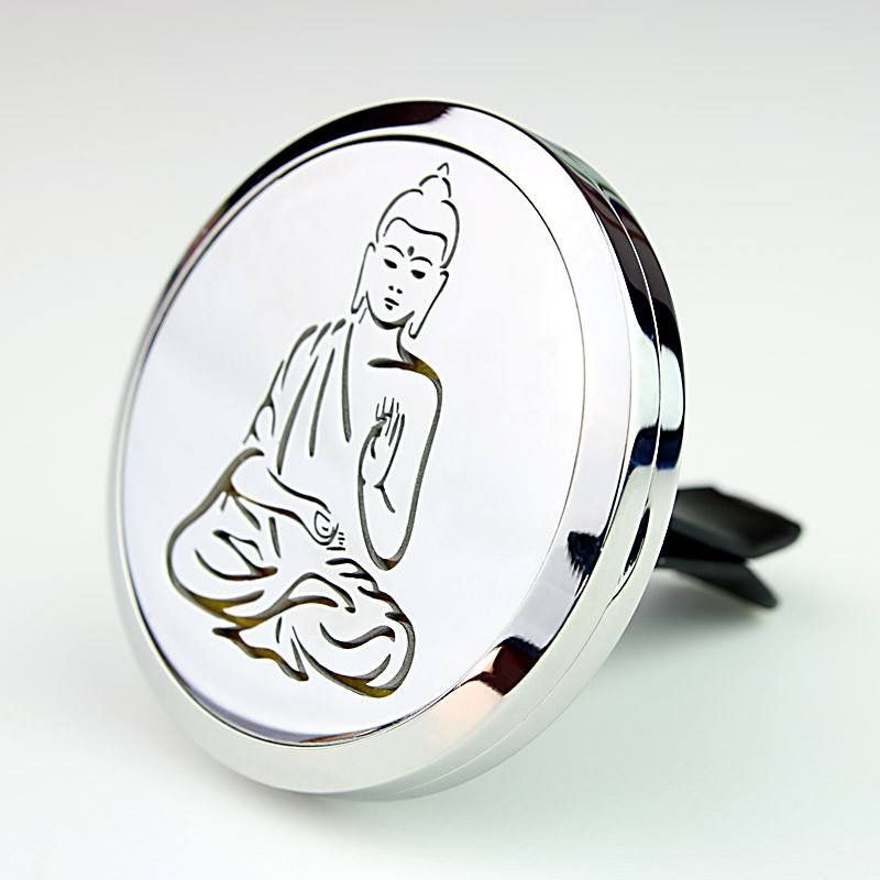Diffusori di oli essenziali: Diffusor - Buddha - Edelstahl Ø 3,8 cm – Nuovo e nell'imballaggio originale da Mauren venduto da Yeelen