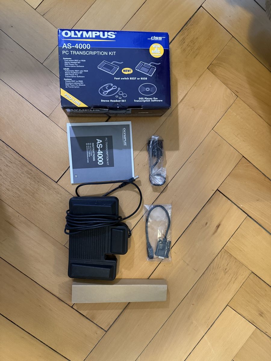 Olympus Aufnahmegeräte: Olympus AS-4000 PC Transcription Kit  – Gebraucht aus Zürich von kuengka 4