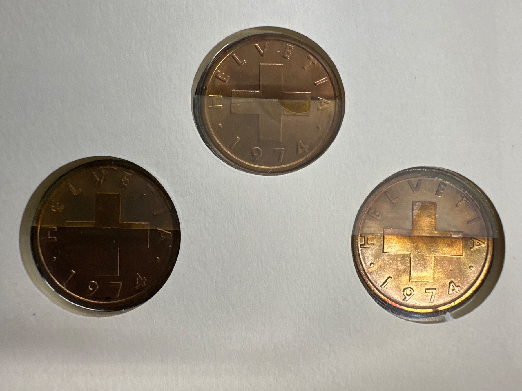 Tutti le monete: 2 Schweizer Münzbriefe – Nuovo e nell'imballaggio originale da Herisau venduto da herau 8