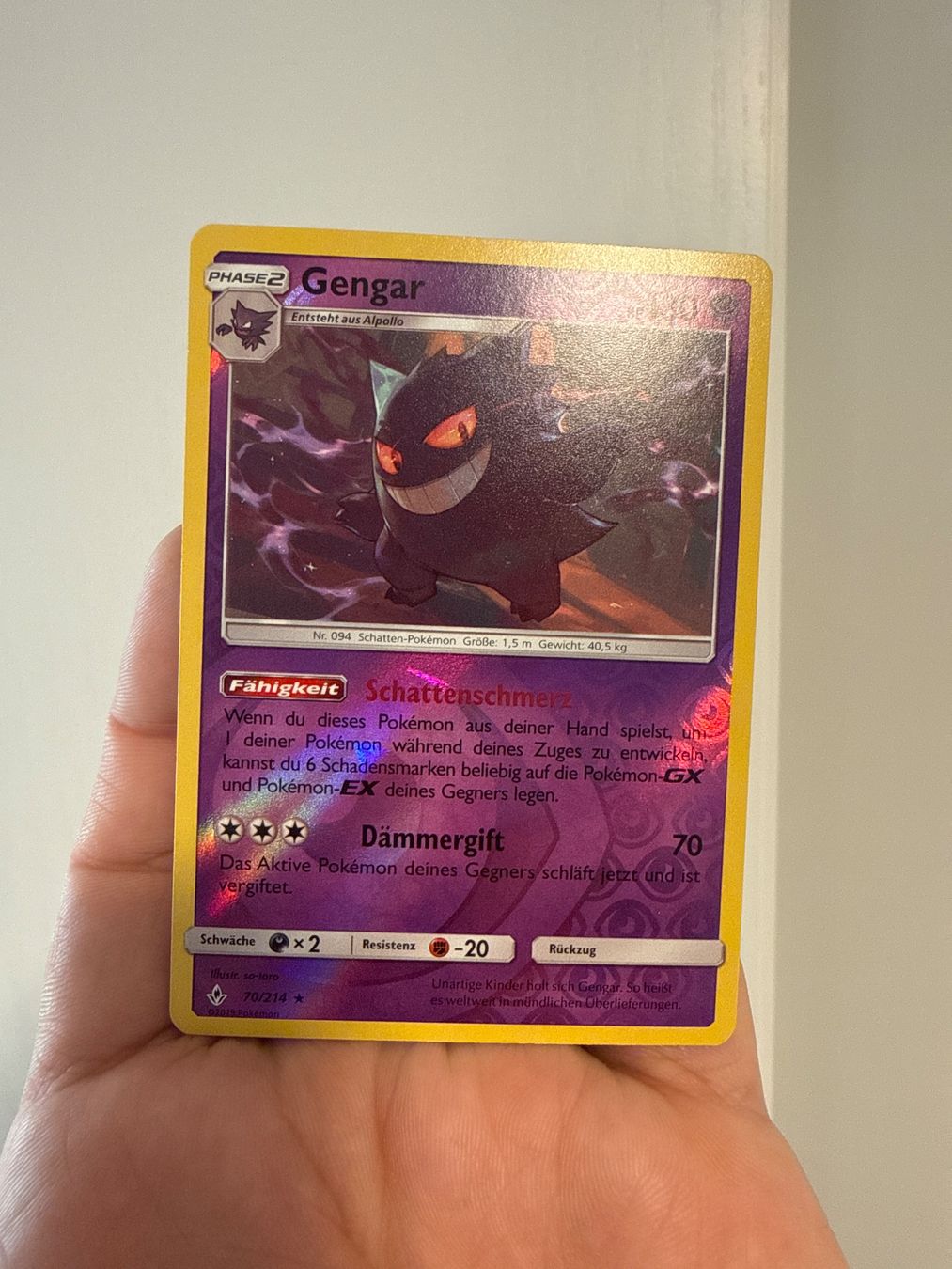 Cartoline: Pokemon Gengar Unbroken Bonds – Usato da Frauenfeld venduto da Poke_Toniii