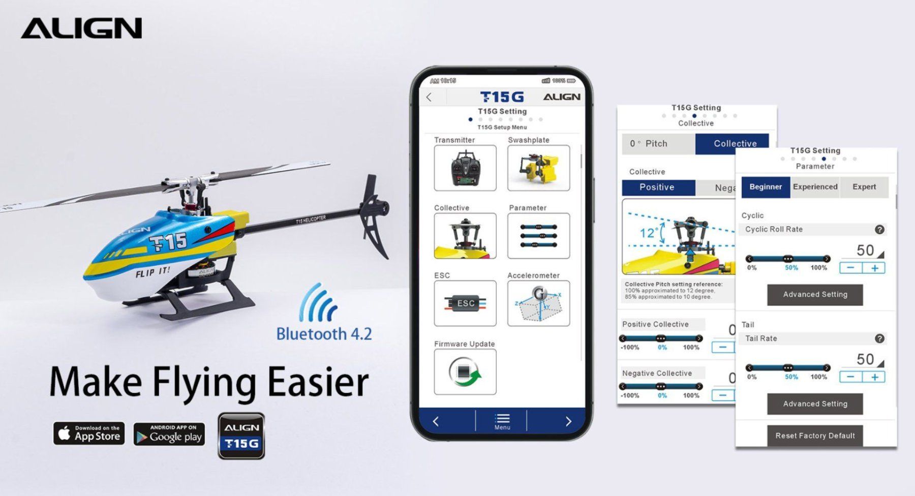 Align Modellismo RC: Align T-REX T15 Combo Blue / RH15E21XT – Nuovo e nell'imballaggio originale da Trélex venduto da Arnaudyak 3