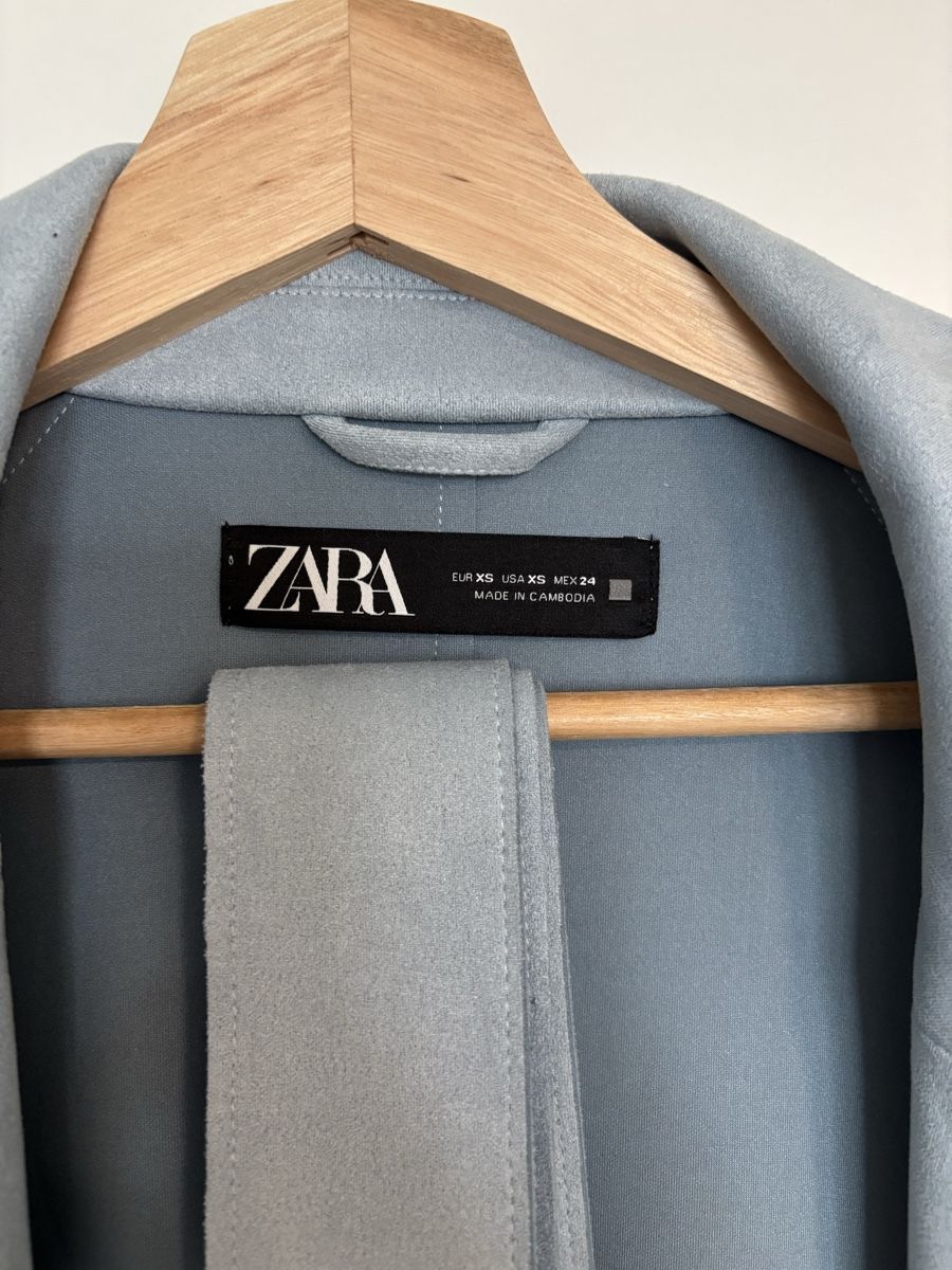 Zara Jacken: ZARA baby blue jacket - new, no tags  – Neu (gemäss Beschreibung) aus Spreitenbach von 94l_9shv 2