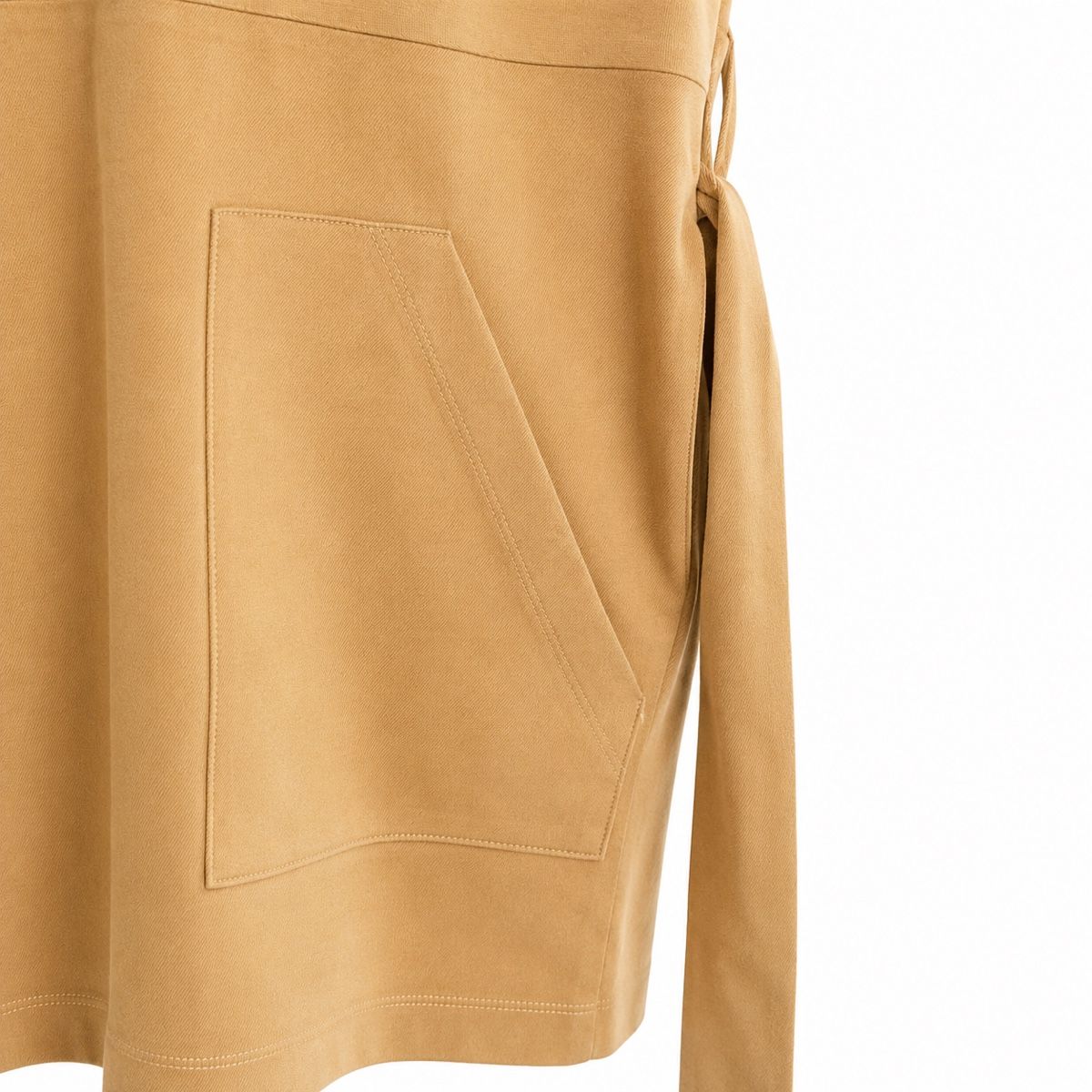 Zara Vestiti: ZARA Kleid Camel Beige S 36 mit Bindegürtel | Midikleid – Nuovo (secondo la descrizione) da Aarberg venduto da LovelyThings_ 2