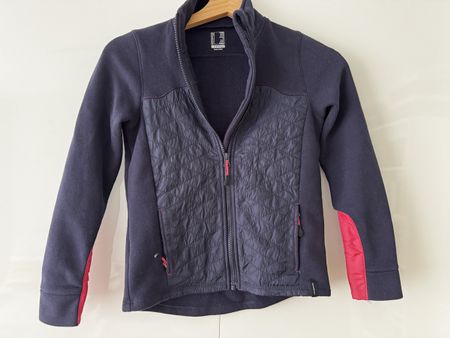 Decathlon Jacket, Size 10 Years, Navy/Red, Autumn Layering