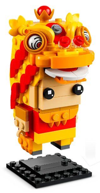 Lego Kit di costruzioni: Lego 40540 Brickheadz Löwentänzer – Nuovo e nell'imballaggio originale da Winterthur venduto da Binboklem 3