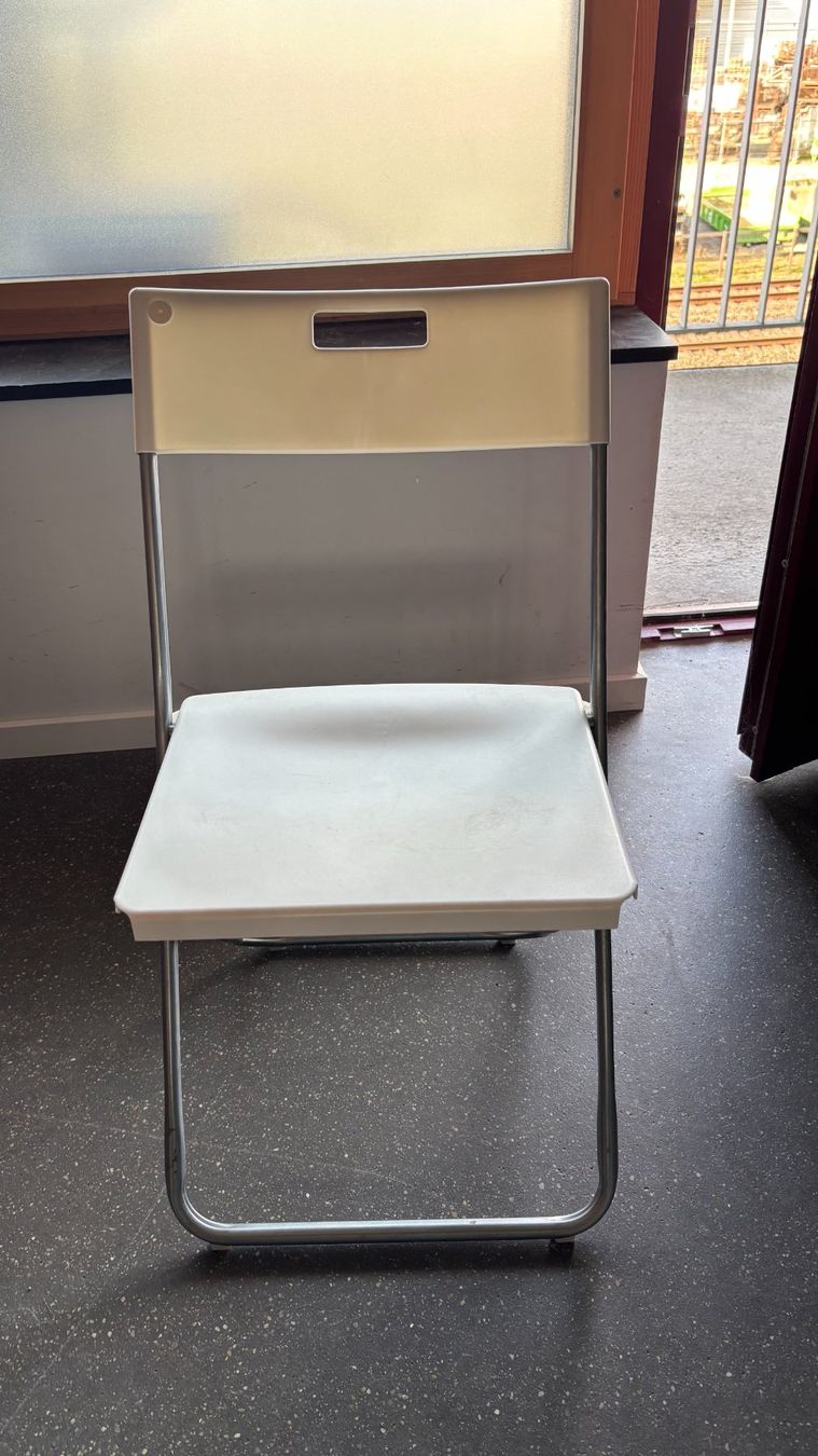 Ikea Sedie: Ikea Klappstuhl weiss – Usato da Schlieren venduto da spa_q7hl
