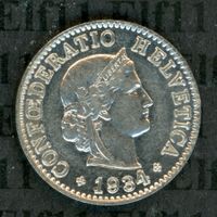 CHF___0.05 1934 unz 5 Rappen