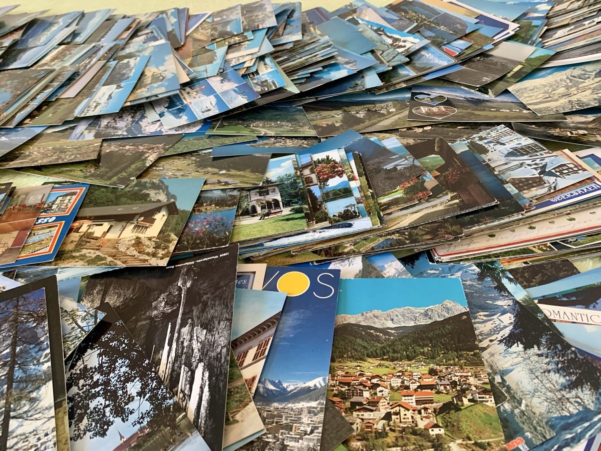 Cartoline postali: XXL Konvolut Schweizer Ansichtskarten, über 1600 Stk. – Usato da Wallisellen venduto da Died 7