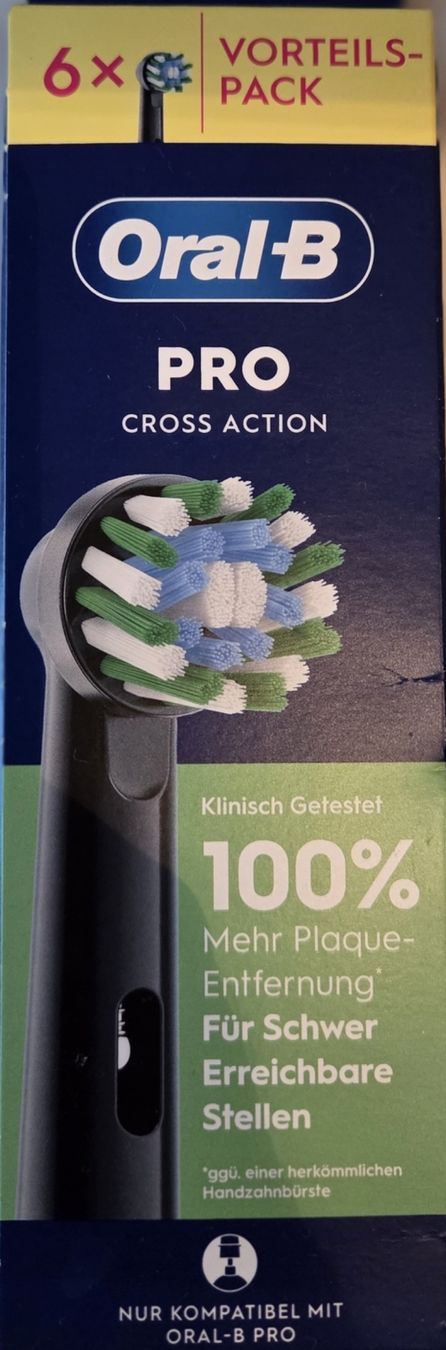 Oral B Cura dei denti: 6x Oral-B ProCrossAction Bürstenköpfe – Nuovo e nell'imballaggio originale da Liestal venduto da EarlofLennox 2
