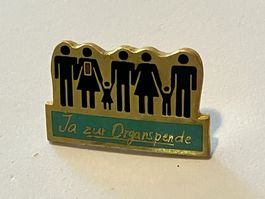 1 Pin Ja zur Organspende