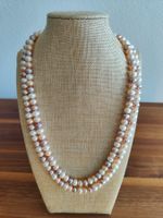 Süsswasserperle Kette, 120cm, "endlos"