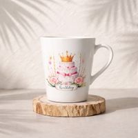 Geburtstags Tasse mit Kuchen Motiv - Neu