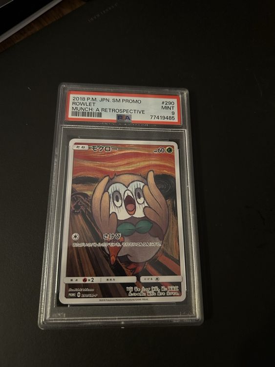 Pokémon Munch Rowlet, PSA 9 - The Scream (Neu (gemäss Beschreibung)) in ...