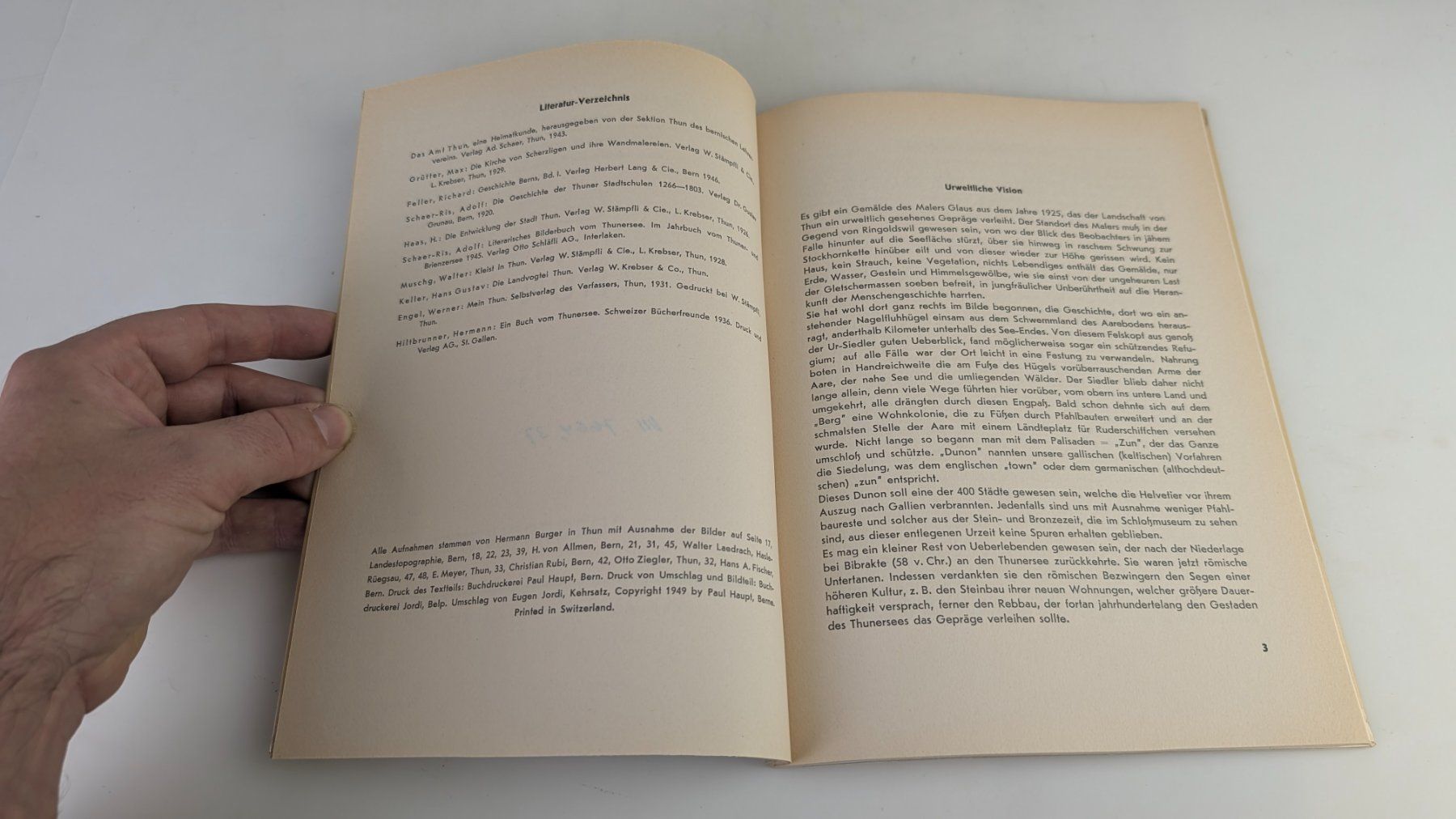 Libri: Berner Heimatbücher Nr. 37 Thun 1949 Adolf Schaer-Ris – Usato da Zürich venduto da axolottchen 4