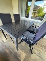 Gartentisch und 4 Stühle