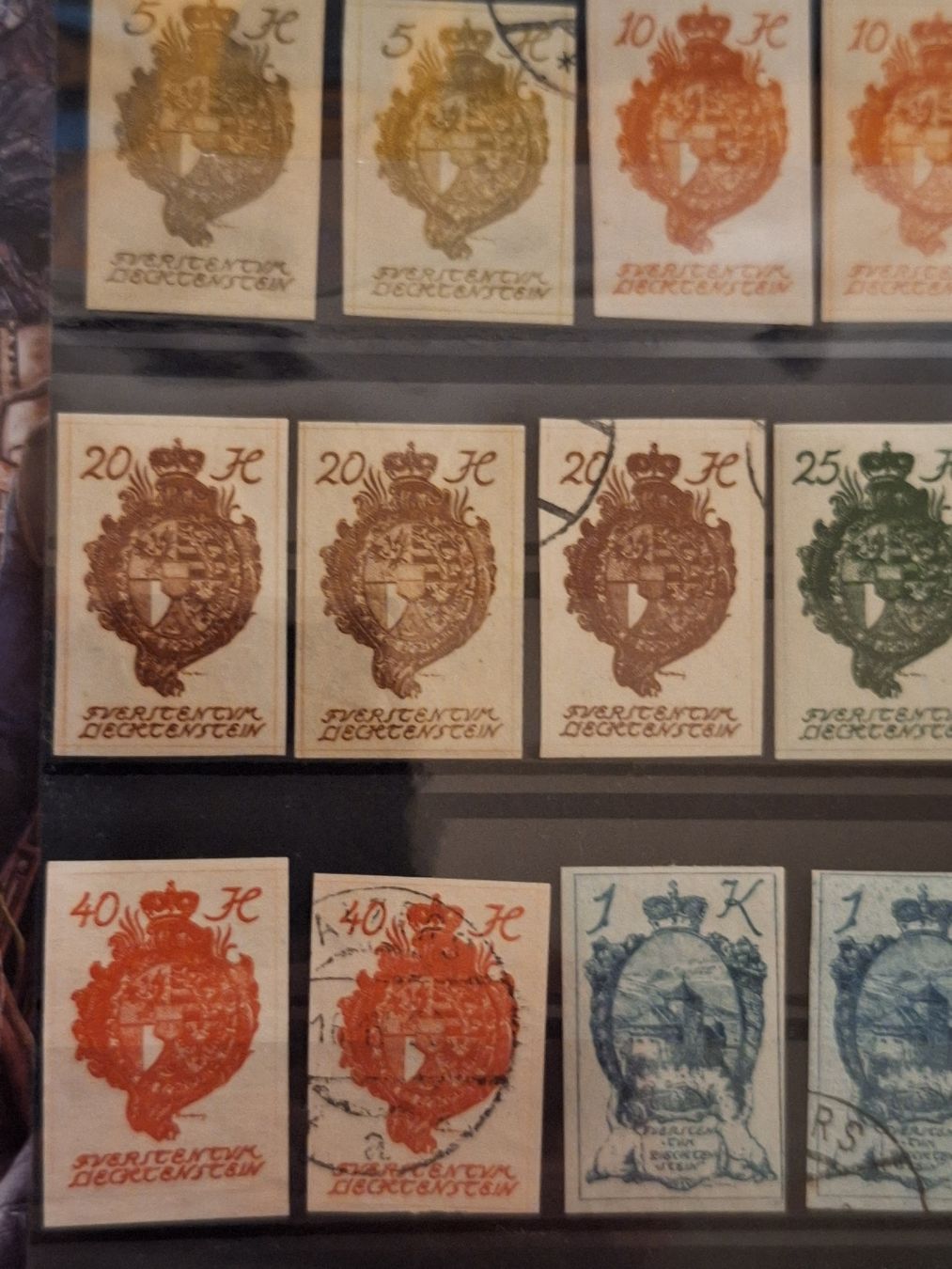 Tous les timbres: Liechtenstein div. Wappenmuster  – D'occasion à Balgach par SIMEON27 6