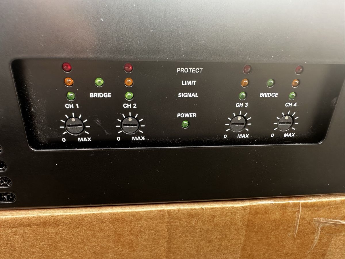 Amplificatori: Ib PA 4400. 4 Channel ClassD Amplifier. – Usato da Zürich venduto da deftwow 1