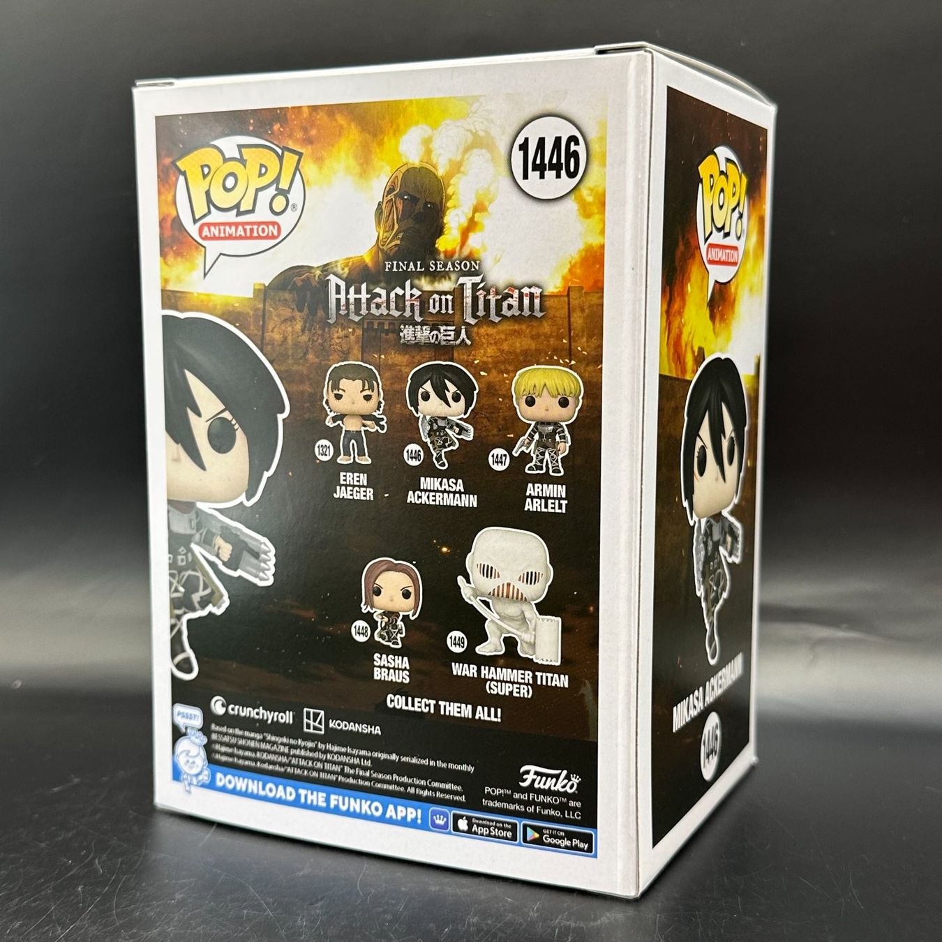 Funko Statuette: Funko Pop! Attack on Titan Mikasa Ackermann 1446 – Usato da Düdingen venduto da Nerdworld 1