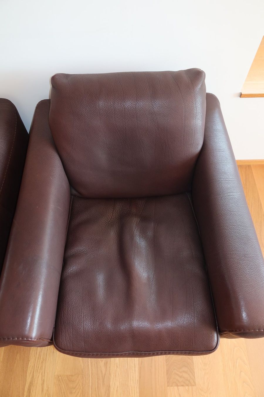 Natuzzi Divani: Natuzzi Echtleder-Sofa-Set: 3-Sitzer-Sofa + Sessel – Usato da Kilchberg ZH venduto da and_y5q6 6
