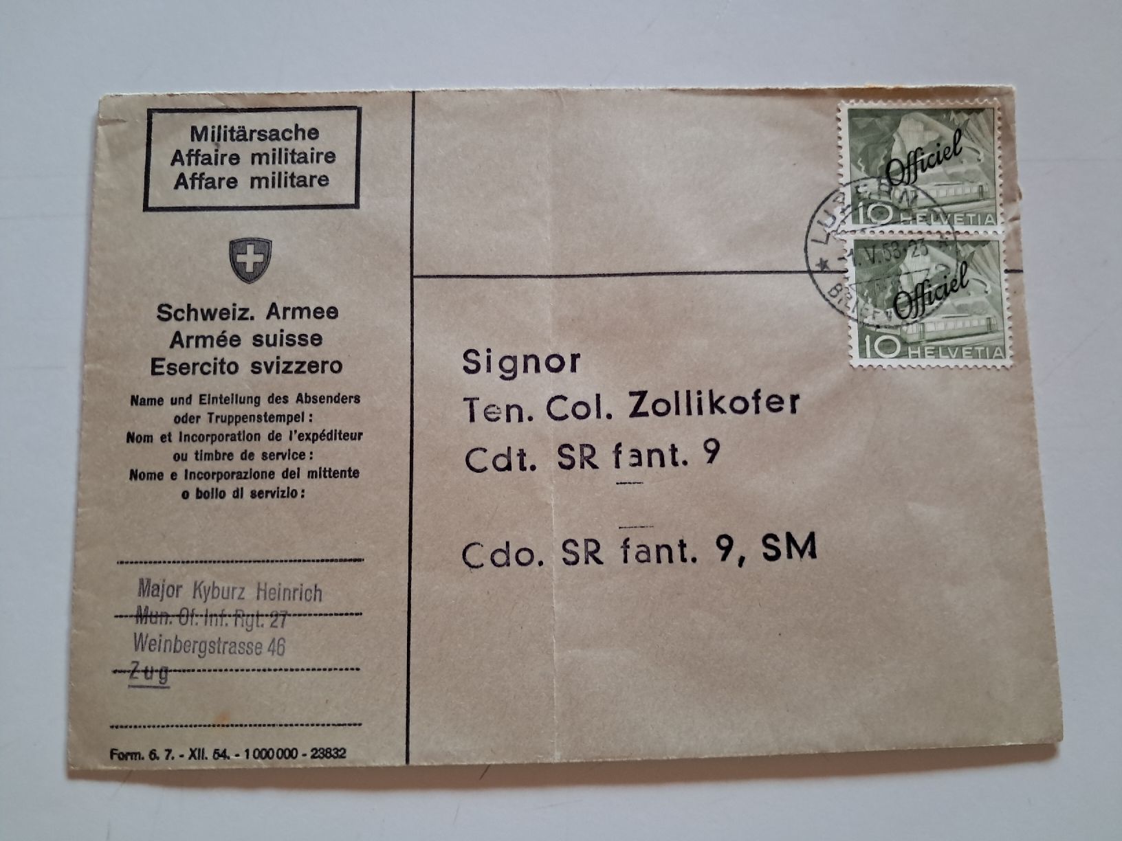 Couverts & Versandtaschen: esercito Svizzero  – Gebraucht aus Gorduno von ema_7yhp