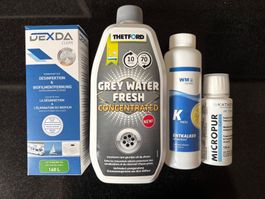Reinigungsmittel Camping Grauwasser Entkalker & Desinfekt...