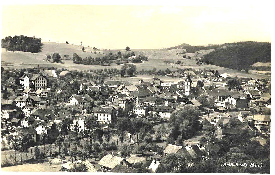 Cartoline postali: AK HUTTWIL 1933 – Usato da Schlossrued venduto da Aronliam