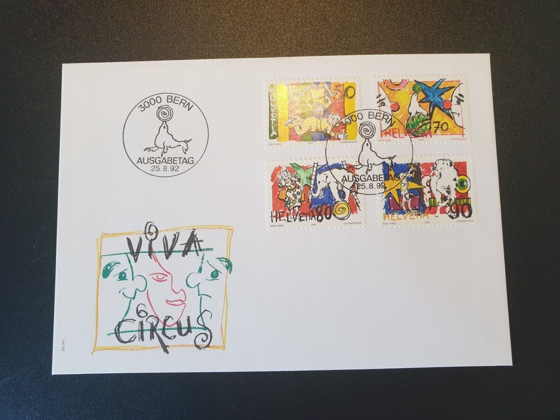 Alle Briefmarken: Ersttagsumschlag 1992 (Viva Circus) – Neu (gemäss Beschreibung) aus Zumikon von chv_w96q