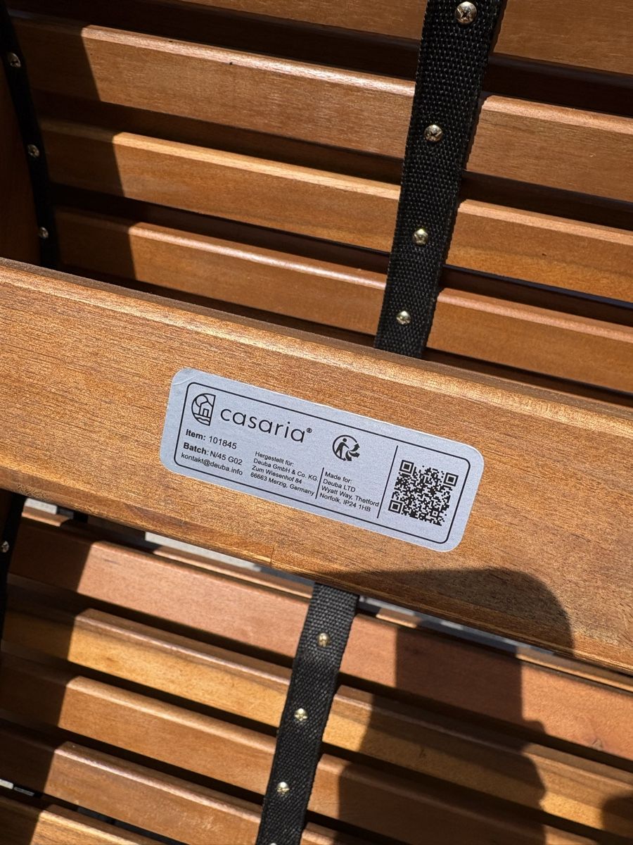 Sedie a sdraio: Saunaliege casaria – Nuovo (secondo la descrizione) da Speicher venduto da norton751 5