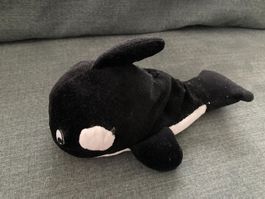 Vintage Plüschtier Walfisch Baby Wal frisch gewaschen