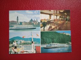 AK Schiff Donau Schifffahrt Stempel MS Germania