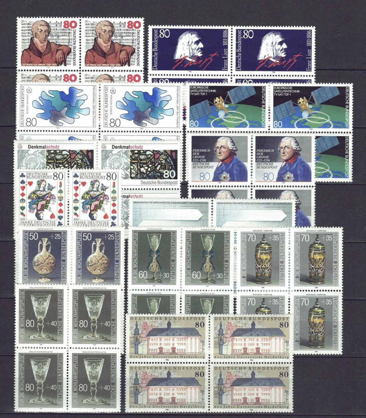 Tous les timbres: Berlin/BRD Restlos ab 1982 postfrisch** – D'occasion à Basel par Pfefferschootte 1