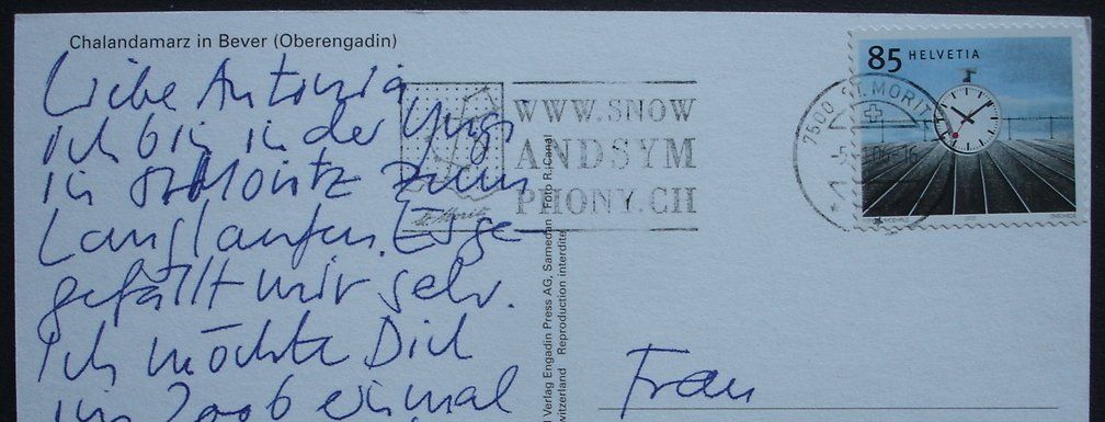 Ansichtskarten: BEVER Chalandamarz – Gebraucht aus Jona von philajona 1