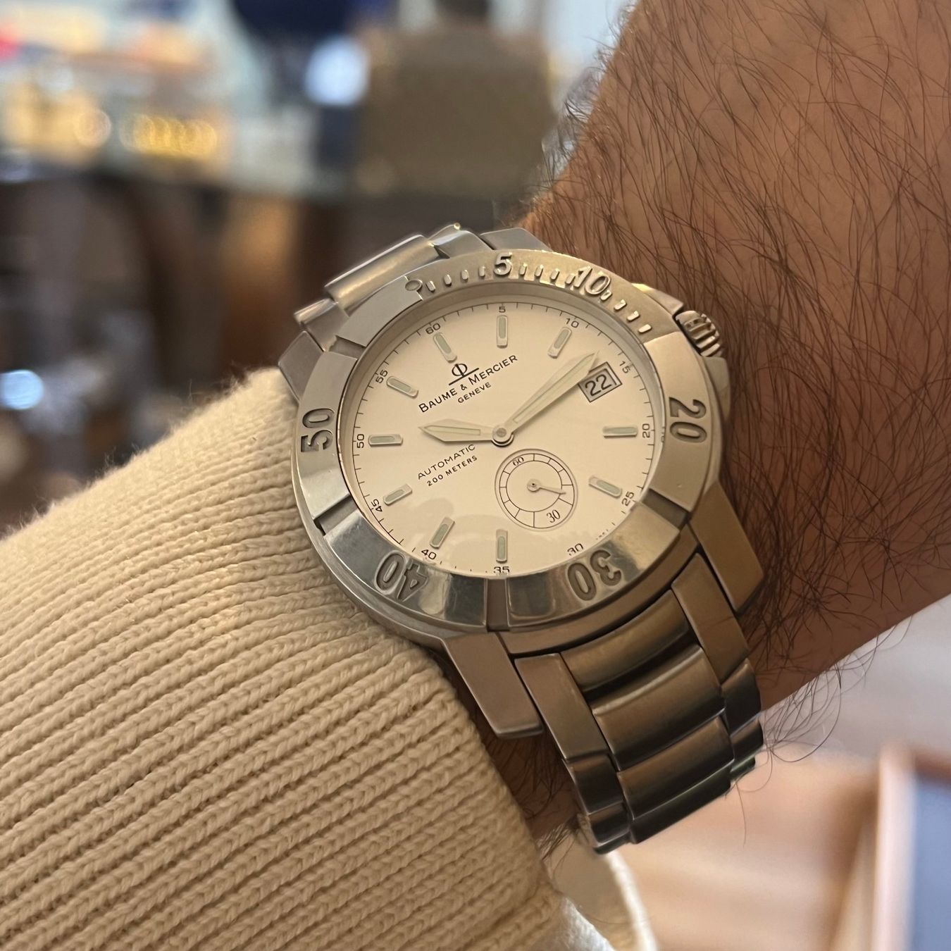 Baume & Mercier Orologi: Baume & Mercier Capeland Diver Automatic 65367 – Usato da Carouge GE venduto da Watchaser 3