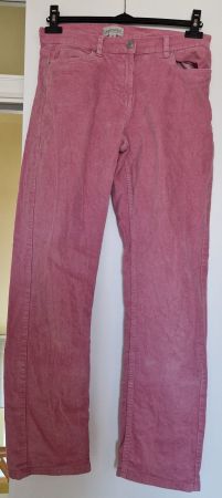 Pantalon velours rose taille 38