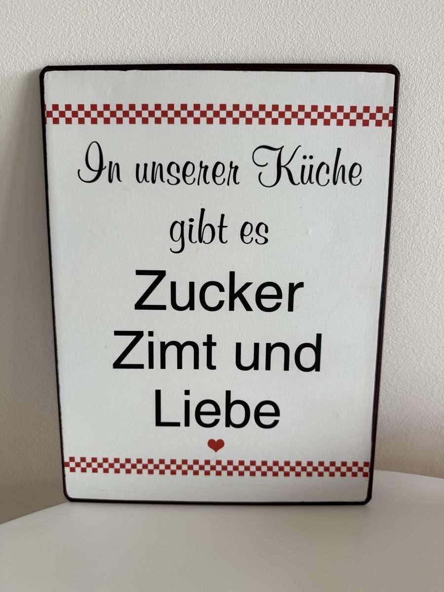 Tutte le decorazioni: Deko Schild, Metall  – Usato da Winterthur venduto da ivule2000
